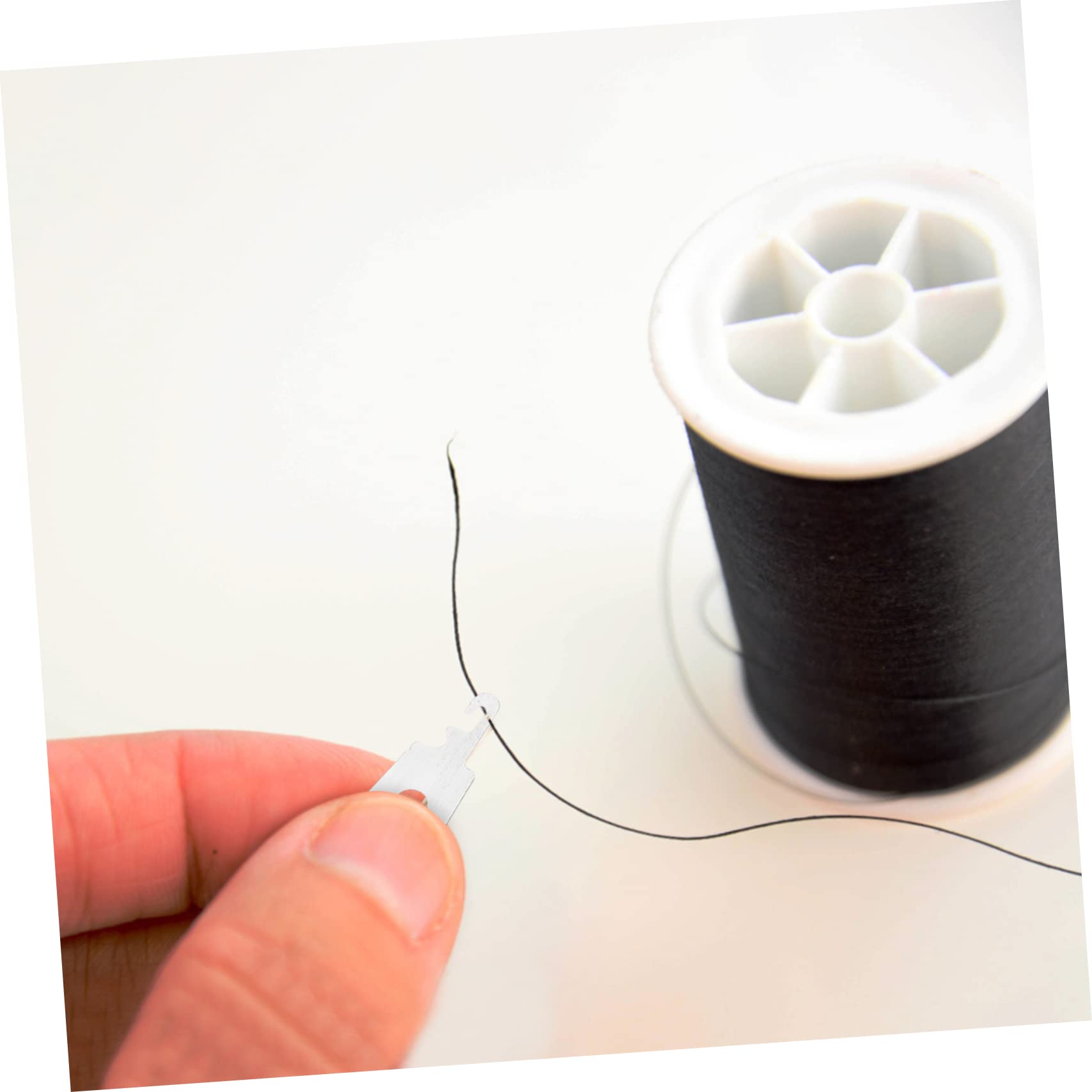 OSALADI 4sets 100pcs Large Eye Threader Cross Stitch Sewing Accessories Portable Needle Threading Tool for Easy DIY Sewing for Seniors and Craft Enthusiasts 100pcs*4