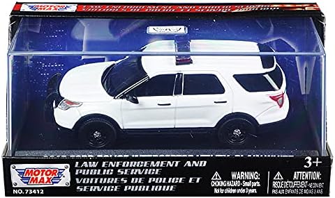 Toy 2015 Ford Police Interceptor Utility Plain White 143 Diecast Model Car 79476