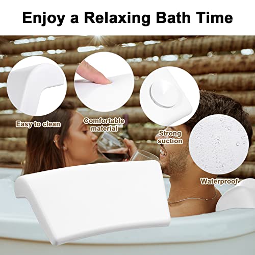 Repose tête baignoire imperméable pour soulager la nuque et les cervicales