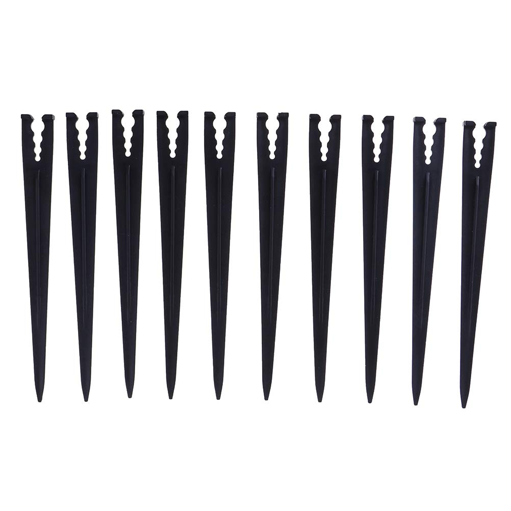 50 Piquets De Support Pour Irrigation Goutte à Goutte - 200 Mm, Tube 1/4", En Plastique PP Robuste - Idéal Jardin, Serre, Balcon - 4