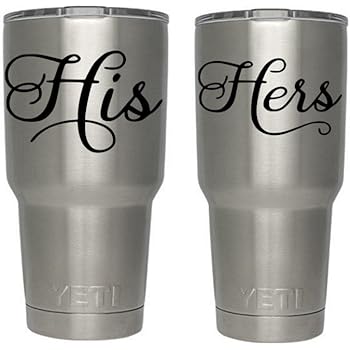 his and hers yeti cups
