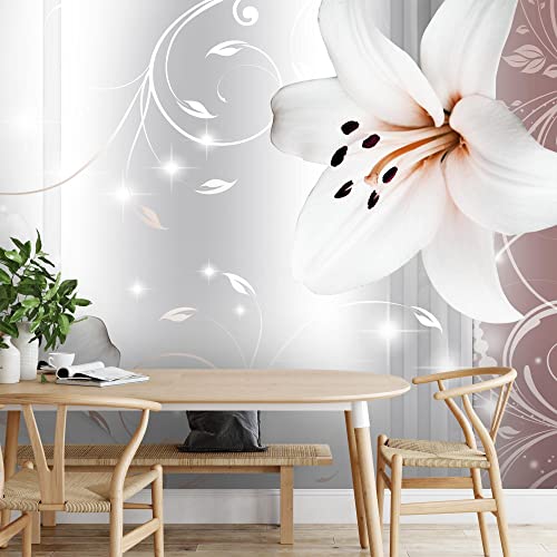 Runa Art Carta da parati fotografica Fiori Gigli