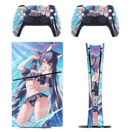 PS5 Slim �f�W�^���� �X�L���V�[�� �u���[�A�[�J�C�u �����Z���J ���� PlayStation 5 �ی�X�e�b�J�[ �v���C�X�e�[�V���� 5 ���^�X�L�� �ی�V�[�� �S�ʕی� ���ʑΉ������ʑΉ� �ϋv�� �w��/��/����/�ق���h�~ ���B�� �C�A�[�� 