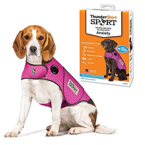 Thundershirt dogs Thundershirt Dog Anxiety Jacket, Fuchsia, Medium Pack of 1 UK
