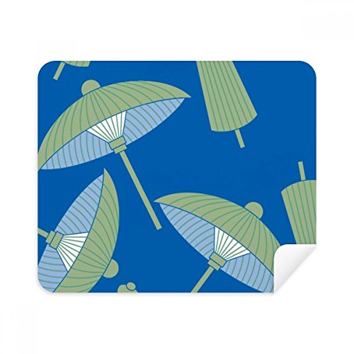 Nettoyeur écran et lunettes au bureau ou en voyage tissu suède illustré 2Pcs