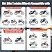 Dirt Bike Training Wheels for CRF50, PW50 & MX125 | Compatible with honda CRF50, yamaha PW50/TTR50, razor MX125/MX350/MX400 | Universal Fit 50cc 49cc Kids Dirt Bikes | Easy Install & 10-Year Warranty