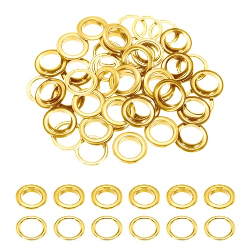 Dimensioni Del Prodotto: Il diametro interno del set di occhielli rinforzati è di circa 17mm e il diametro esterno è di circa 28mm. Si prega di verificare ulteriori dettagli sulle dimensioni prima dell'acquisto. Il kit occhielli è un ornamento di dimensioni perfette per decorare i tuoi lavori artigianali.