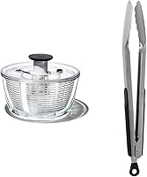 Vista 8 de OXO Good Grips - Molinillo de ensalada de vidrio (6.22 cuartos de galón) y OXO Good Grips GreenSaver Produce Keeper, grande