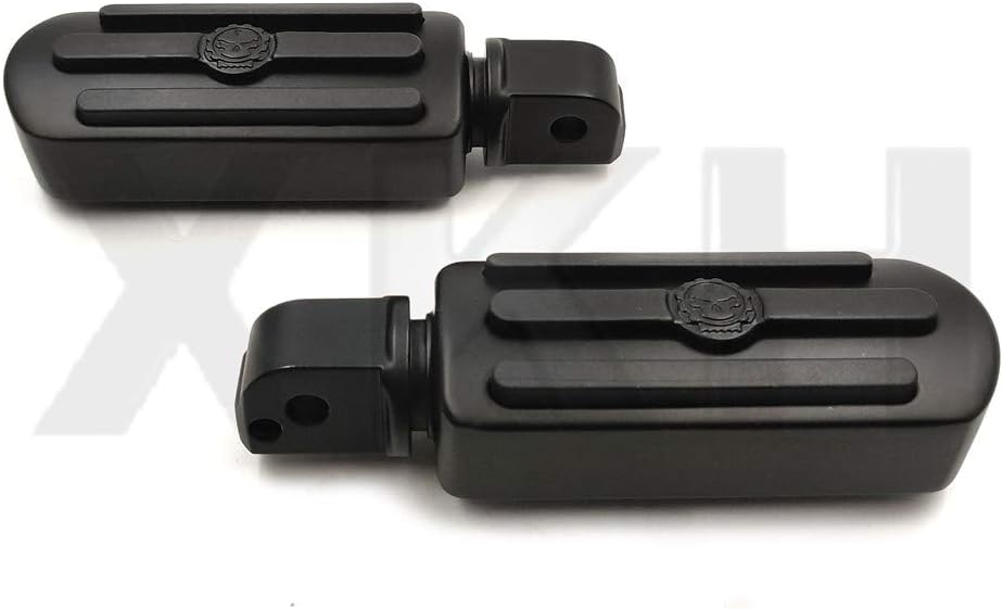 XKMT-Groove Gear Skull Custom Footpegs Compatible With passenger 2018-later Softail FLSL FXBR [B07PHLYG2L]