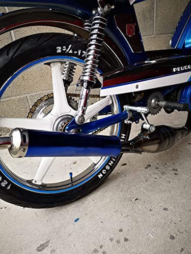 BADASS SHARKS Motorcycle Exhaust Muffler Silencer Pipe Fits for Motorcycle Street Dirt Bike 22mm