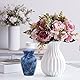 Marble Finish Metal Keepsake Urn - Mini Cremation Urn for Human or Pet Ashes - Token Urn - Sharing Memorial Urn with Velvet Bag (Exotic Blue)
