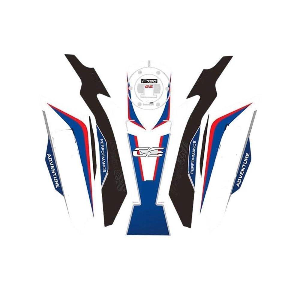 Autocollant protection repose-pieds F750GS pour préserver votre moto lors des sorties tout-terrain