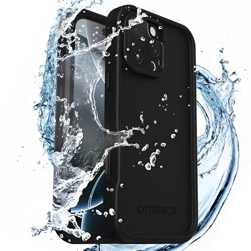 Coque Otterbox iPhone 16 Pro Max évite les casses et l'eau noir