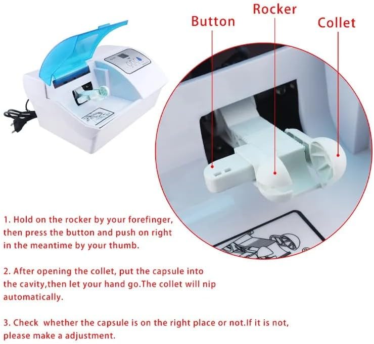 Miniatura 9 de Superdental Mezcladores dentales 110V de la cápsula del mezclador de la amalgamadora de DB-338 Digitaces