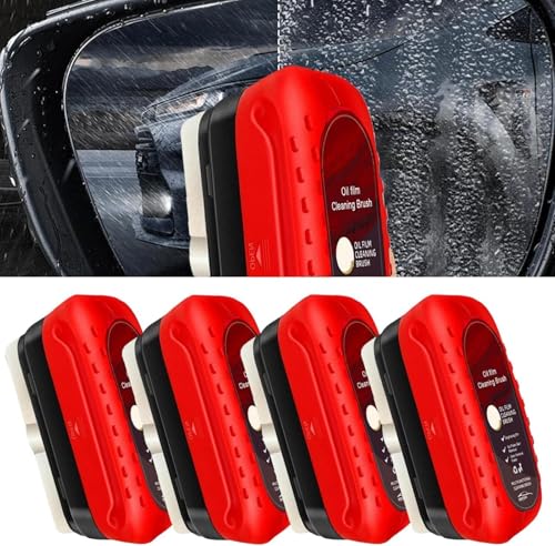 Film Oléophobe Pour Vitres D'automobiles, Nettoyant pare Brise Voiture, Automotive Oil Film Cleaning Brush, Nettoyant Pour Pare-brise De Voiture, Nettoyant Pour Vitres De Voiture Pour Film D'huile