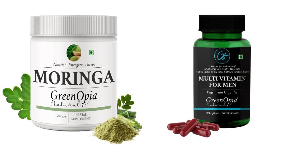 Moringa Oleifera Powder Multivitamins For Men Wellness Daily Vitality 60 CAPSULES-image-23