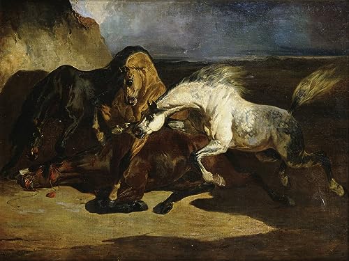 Tableau de peinture d'Alfred Dedreux pour sublimer un salon au style bourgeois