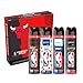 Above NBA – Chicago Bulls Deodorant Gift Set – A Giftable Set for Bulls Fans – Antiperspirant Spray, 4 Signature Scents, 72h Protection, Dry Spray, No Stains – 5.07 oz, Pack of 4