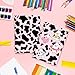L1rabe 2 A5 Cow Spiral Notebooks Back to School Cute Funny College Ruled Lined Notepads Hardbound Spiral Exercise Book for Kids Students Teacher Spring Easter Gift Travel Journal Diary(Cute Pink Cow)