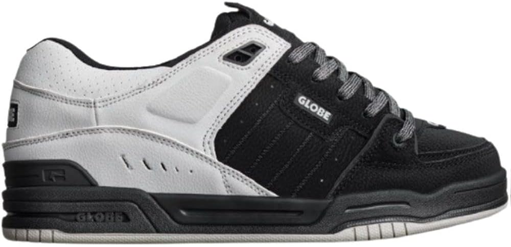 Globe Men's Fusion Skate Shoe, Black/Alloy, 7