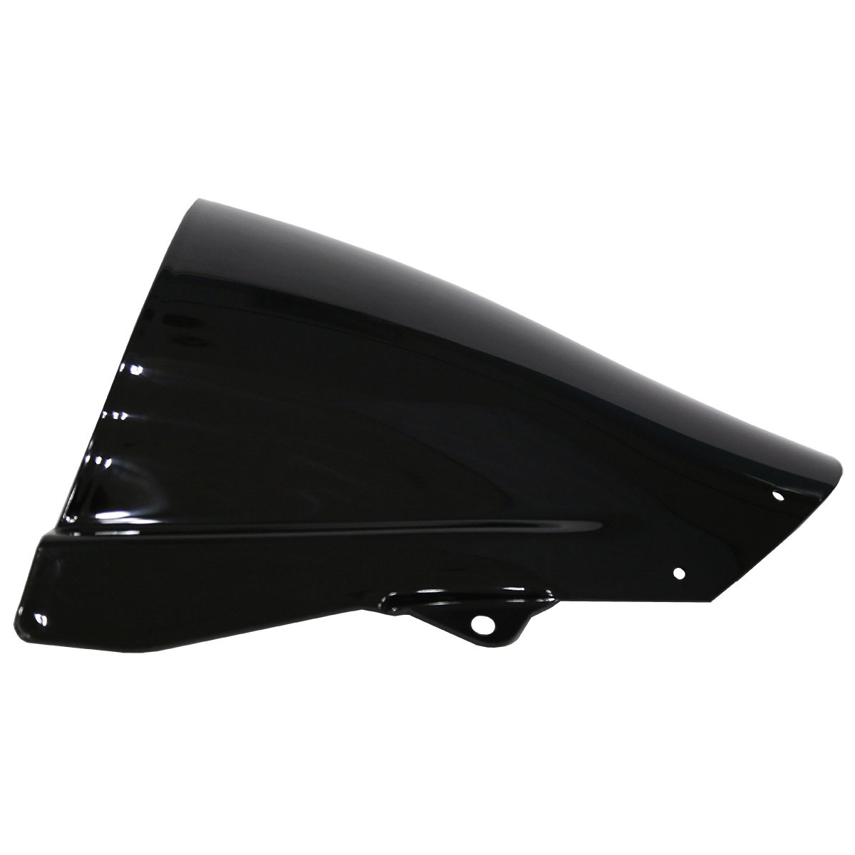 Tengchang Moto Protezione dello Schermo del Parabrezza Adatto per Kawasaki Ninja ZX10R 2008-2010 ZX6R 2009-2014 (Nero)