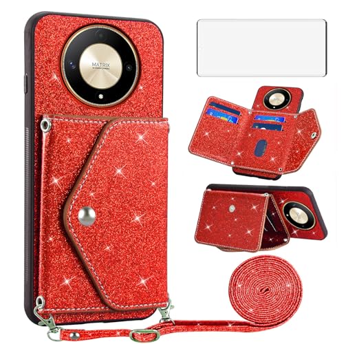 Coque Magic 6 Lite 5G Asuwish GLTSJB US rouge housse de protection étui