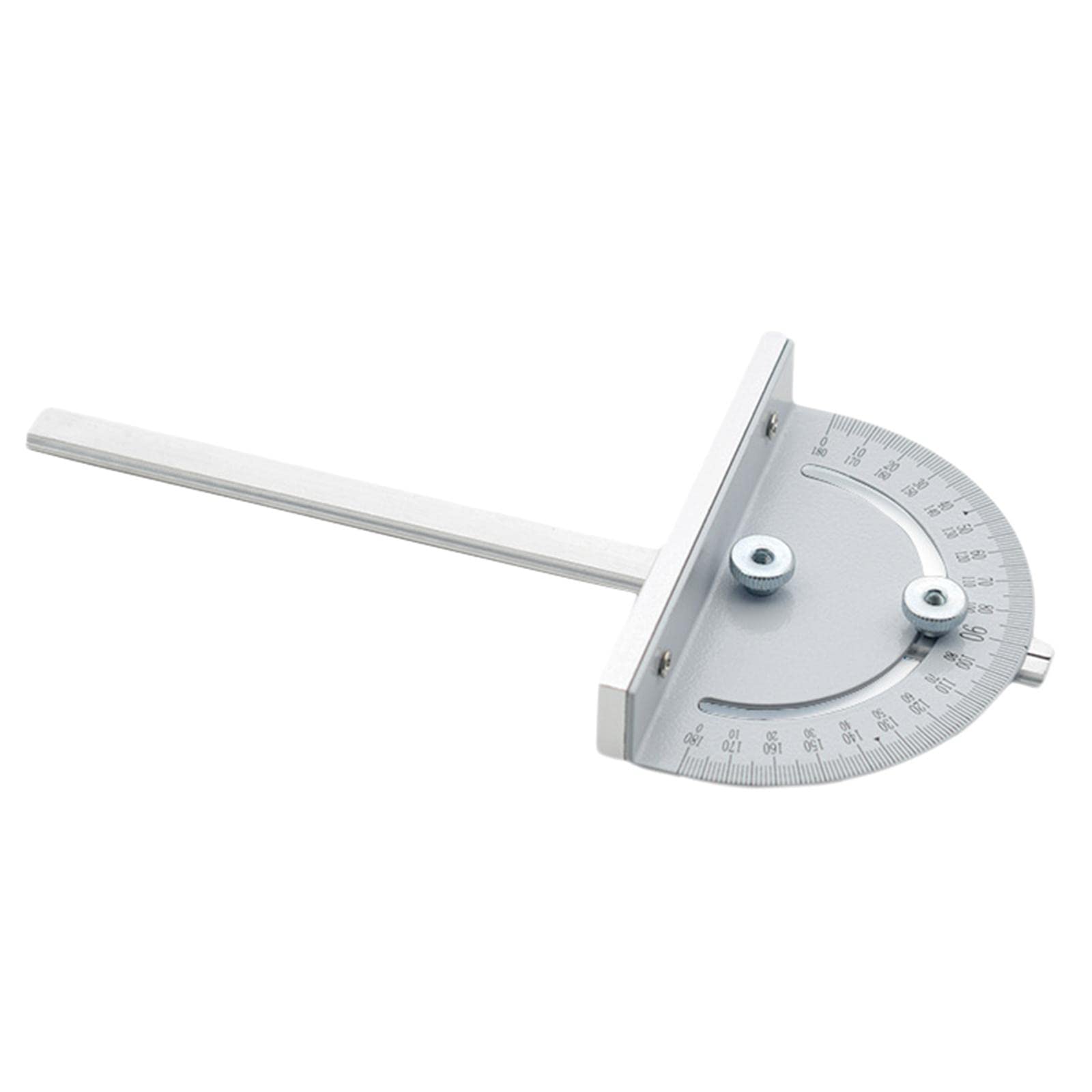 ZOOMELLA Metal Protractor 180 Degrees Round Head Angle Finder for Woodworking Drawing|Home & Garden |Table Saws-picture-10