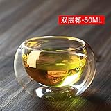 Teetasse Glas Tasse Kung Fu Tee Glas Tee Set mit Blume Teetasse Kaffeetasse kleine Teetasse Teeschale verdickt