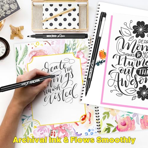 Dyvicl VC-8HLP Hand Lettering Pens, Calligraphy Brush Pens Art Markers thumb #4