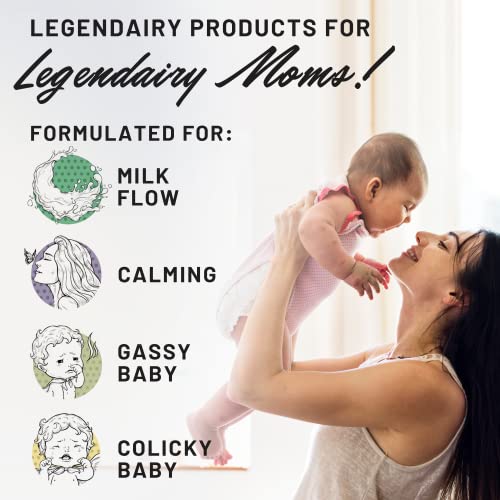 Image of Legendairy Milk Lechita, Supports Milk Flow, Organic Fenugreek Free Breastfeeding Supplement, Organic Fennel & Anise, Made in USA, 60 Vegan Capsules