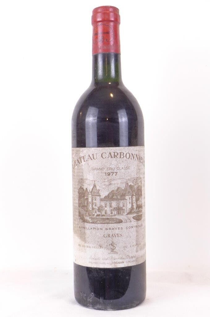 pessac-léognan château carbonnieux grand cru classé rouge 1977 - bordeaux