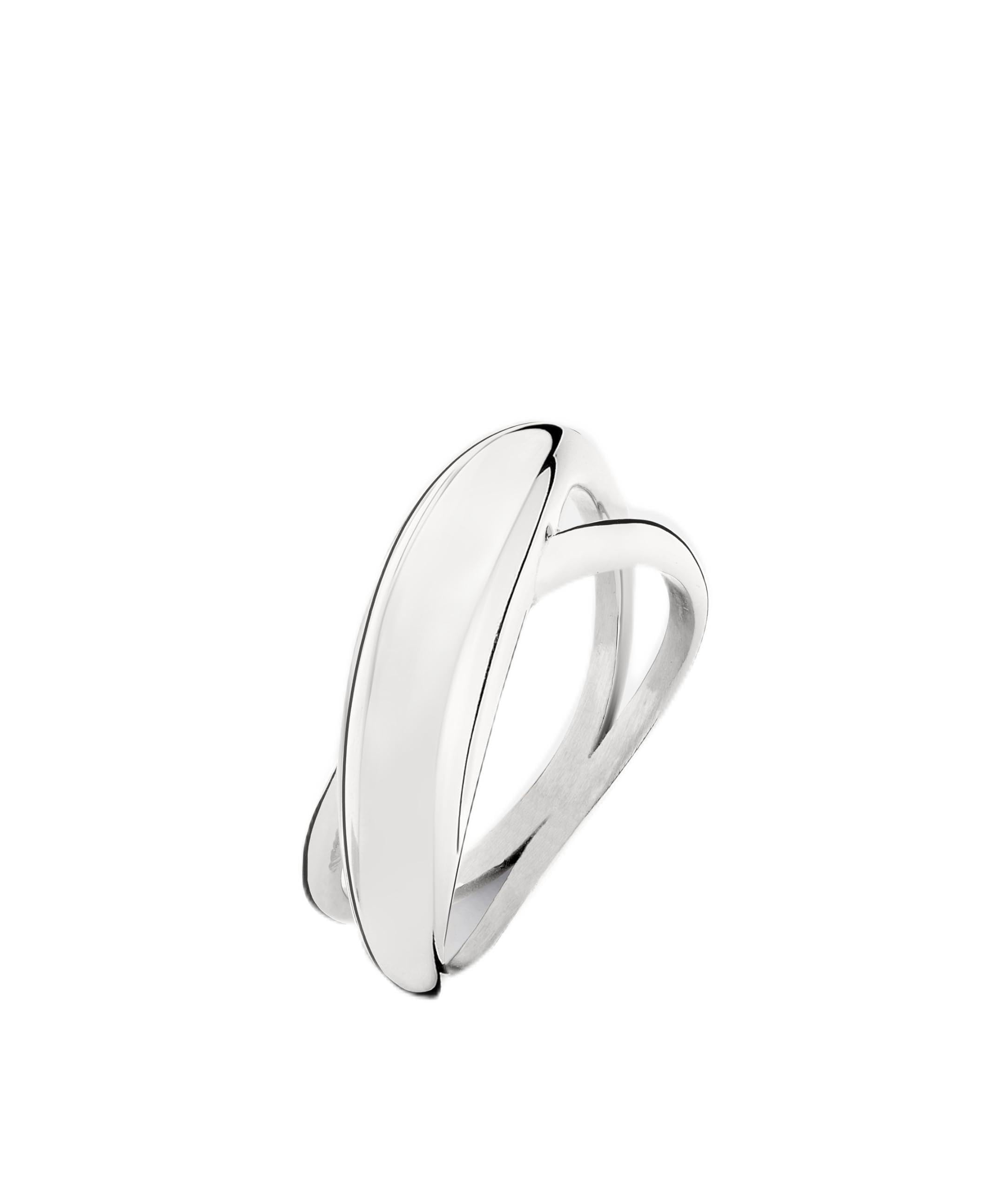 LIEBESKIND Berlin Women's Rings - Filigree Stainless Steel Finger Rings - Various Designs, Colours & Sizes - Elegant Jewellery for Any Occasion, Gr.58, Stainless Steel, No Gemstone