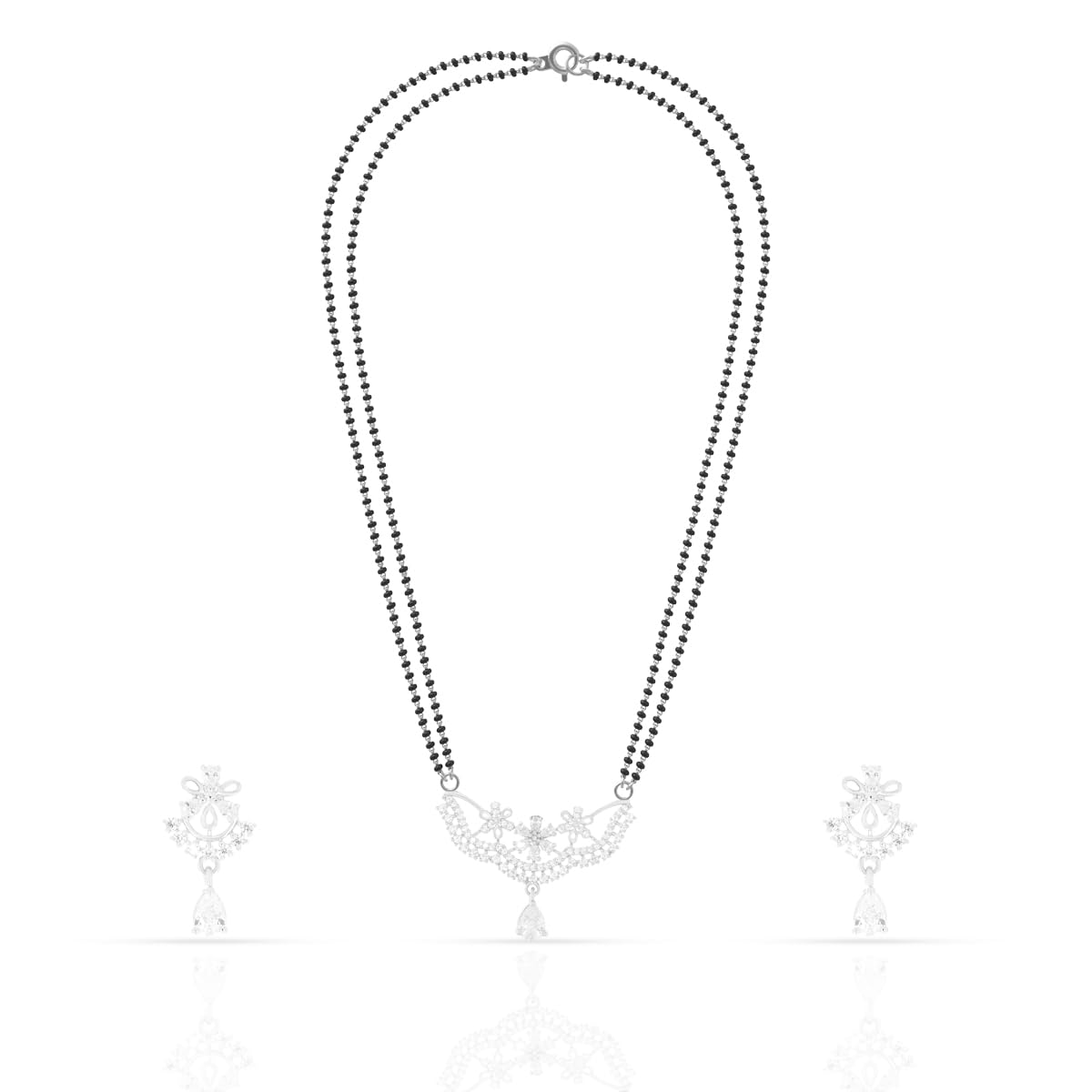 ANAYRA Pure Silver Mangalsutra Set For Women 925 Silver Jewellery, For Wife, Simple Mangalsutra Set For Daily Use, Pure Silver Jewellery, Mangalsutra Set, Design-2 (B0CXTL4BXG) Amazon Price History, Amazon Price Tracker