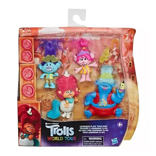 Set de 5 Figuras Trolls World Tour miniatura 3