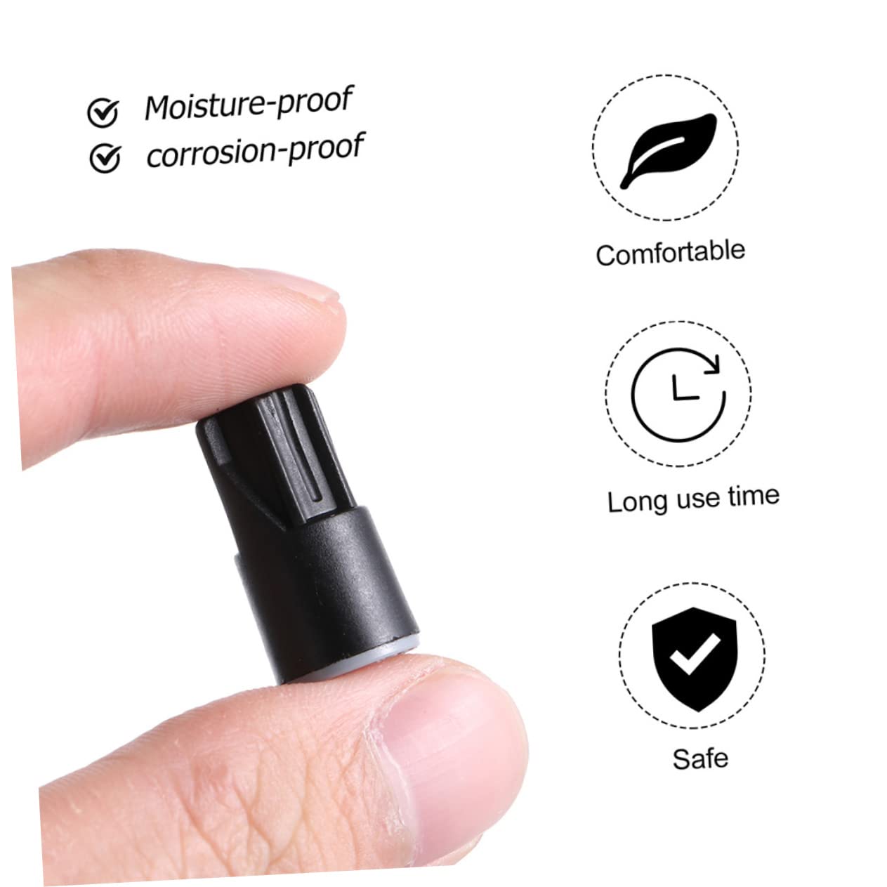 Gatuida 50 Pcs Tapa de engaste impermeable conectores de cable terminal de cable conectores eléctricos impermeables conectores impermeables para cableado cable eléctrico nylon