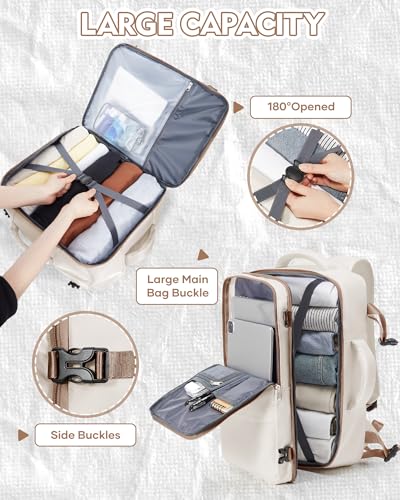 Image of suradar Travel Backpack Carry On Backpack Flight Approved