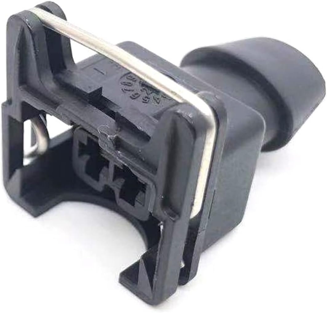 Qingqing Store 2/5/10/20/50 Sets 2 Pin AMP Tyco Fuel Injector Connector Waterproof (Mini Timer) Male Female with Rubber Boot Fit for Cars (Color : 2p Male, Package : 20 Sets)