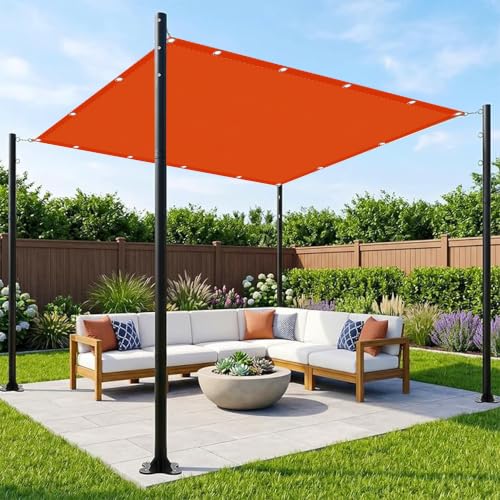 Toldo resistente al agua 1.7 x 2.2 m con ojales para rayos UV 2