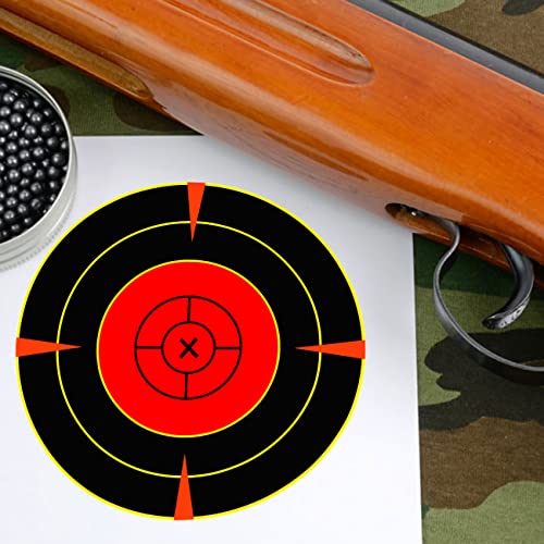 Shooting Splatter Target Stickers 4 Inch Reactive Paper Target Stickers Splatter Targets For Archery Hunting Shooting Practice Training 250Pcs #TOP4