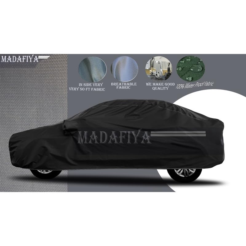 Image of Heavy-Duty Car Cover for Compatible with MG Hector (2019 to 2025 All Models) Deluxe Car Protection Cover - Waterproof & UV-Resistant All-Season Exterior Protection