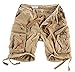 Produktbild Surplus Herren Airborne Vintage Cargo Shorts, Beige, Gr. M