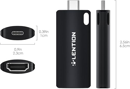 Miniatura 6 de LENTION Tarjeta de captura de video 4K HDMI a USB C para juegos/transmisión en vivo/videoconferencia, compatible con
