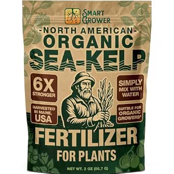Sea-Kelp Fertilizer, Organic, 2oz makes 50 gallons