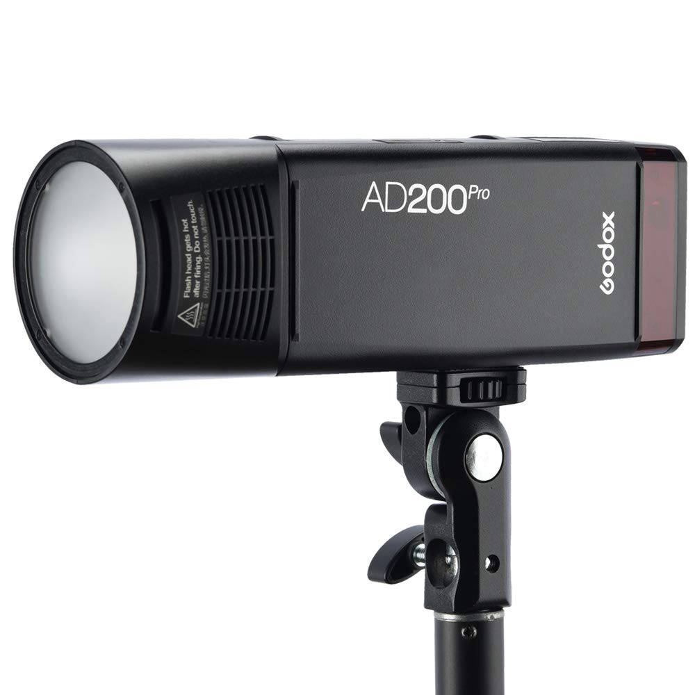 Godox AD200Pro AD200 Pro 2.4G TTL Bolsillo Flash 200W HSS 1/8000s con 14.4V/2900mAh Litio Batería para Nikon Sony Fujifilm Olympus Panasonic Pentax Canon EOS Cámaras (AD200Pro)