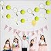 Tennis Garland Decoration – Sports Theme Birthday Party Supplies – Green & Yellow Tennis Ball Banner for Adults – Tennis Party Décor for Birthday, Sports Events, Celebrations & Team Gatherings