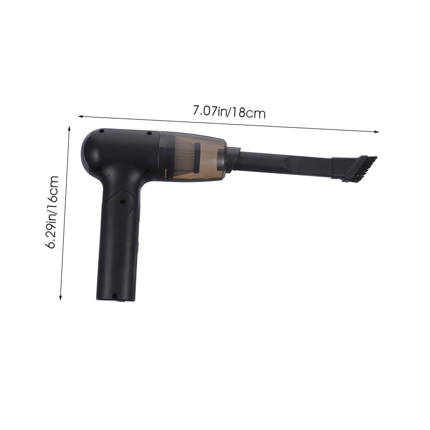 GRIRIW Car Vacuum Portable Cordless Rechargeable Hand Held Vacuum Cleaner 120w Power 6000mah Battery 3 Attachments