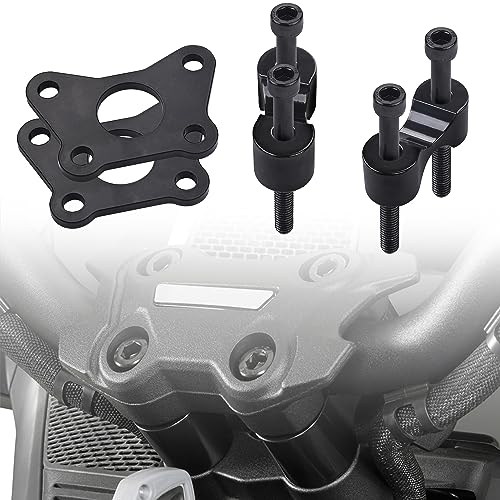 Hutexico Can-Am Spyder F3 (すべての年式) & RT (2020+) 用ハンドラーバーライザー 調節可能なアルミ製ハンドルバーライザーキット Can-Am RT/F3アクセサリー用 取り付け簡単