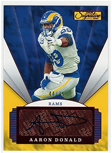 2020 Panini Chronicles Aaron Donald Signature Series Autograph