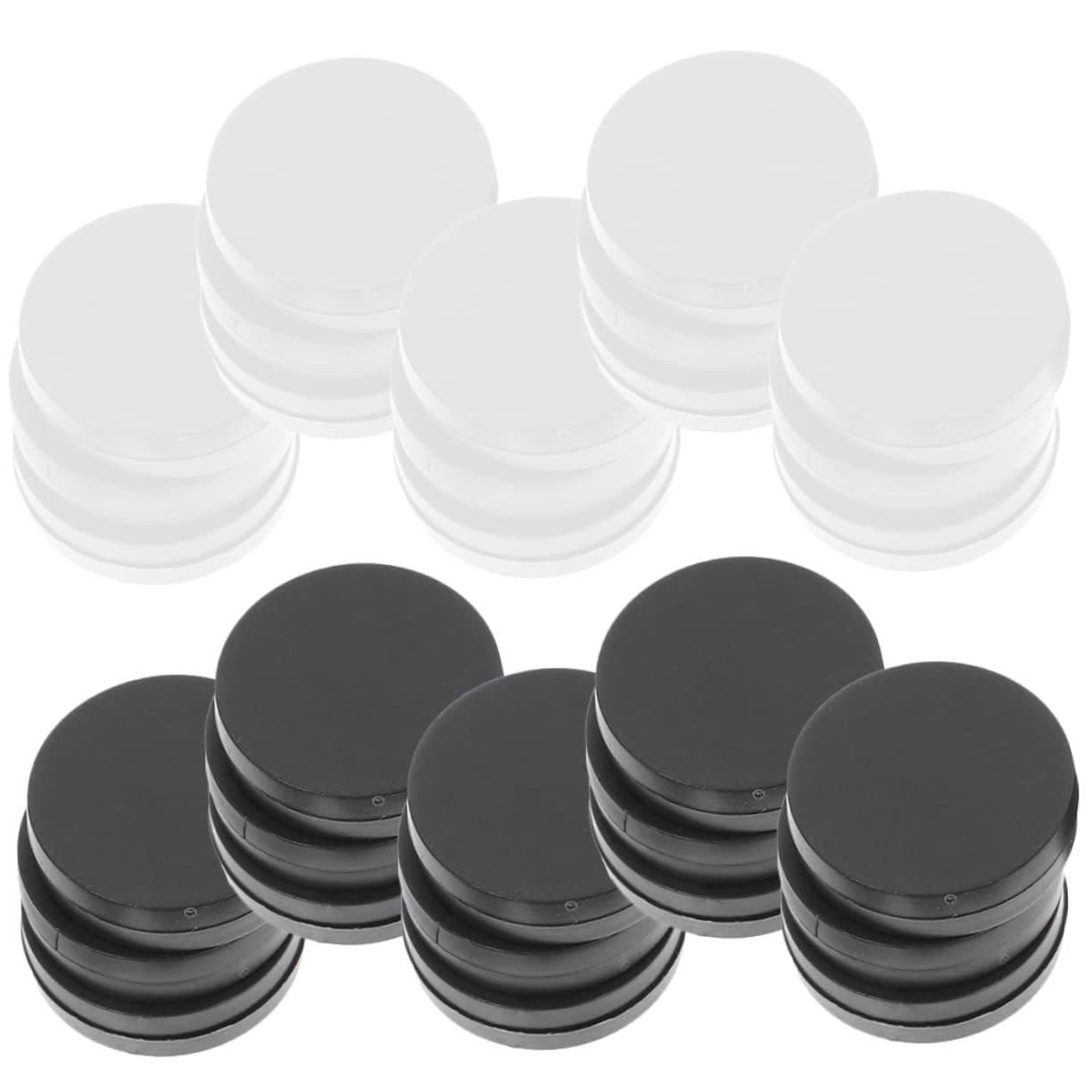 30pcs Pieces Game Pieces Board Replacements International Checkers Board Games Checker Figures White Set Gaming Desk Accessories Round Replacements Number