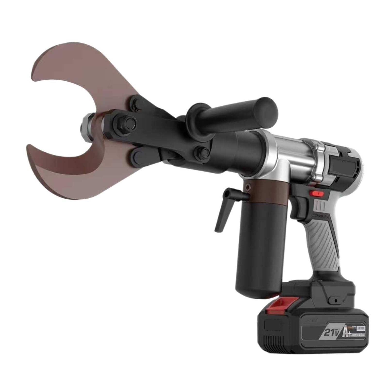 Smtyxs One Color Cable Scissors Electric Hydraulic Shear Wire Cutter Pliers Rechargeable Cutting Secure Crimping(One Battery)